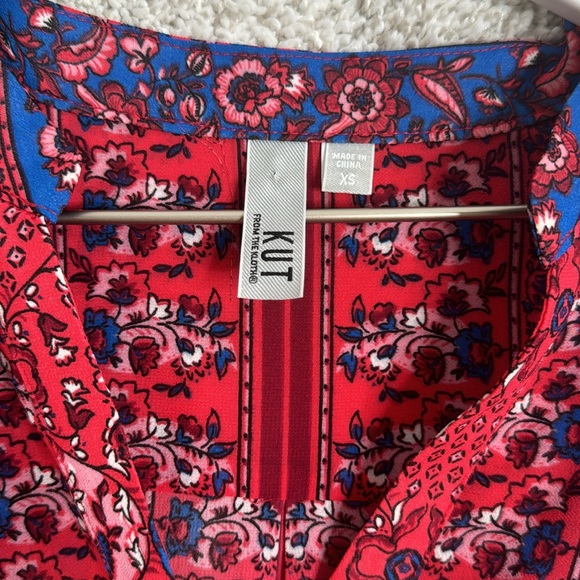 KUT FROM THE KLOTH NWT Benica Slit Sleeve Top‎ XS - Picture 6 of 10